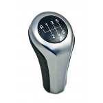 Leather shift knob/6-speed/clasp angular 25117550685