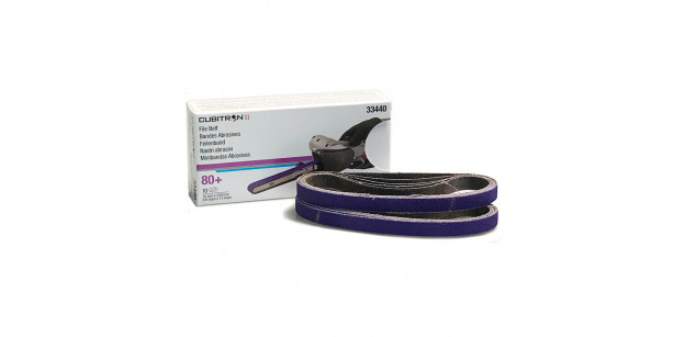 Set 10 Benzi Cubitron II File Belt 3M P80 10 x 330 mm