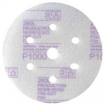 Disc Hookit Alb 260L 150mm 6+1 gauri P600