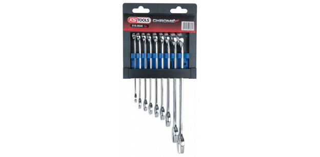 Set Chei Fixe Combinate KS Tools 9 buc 8-19 mm