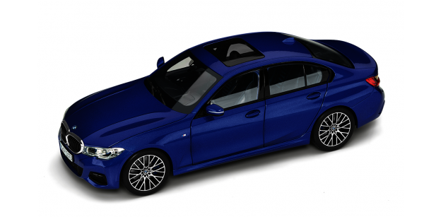 Miniatura BMW Seria 3 Limuzina Portimao Blue 1:18