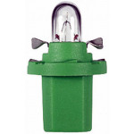 Bec iluminare bord 12V 2W B8,5d verde Hella