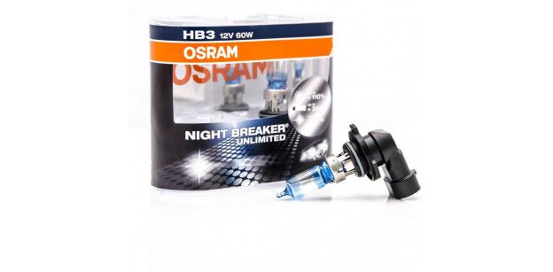 Set 2 becuri HB3 12V 60W P20d, NIGHT BREAKER UNLIMITED Osram
