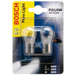 Set de 2 becuri P21/4W 12V 24/4W BAZ15d (BLISTER) BOSCH