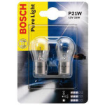 Set de 2 becuri P21W 12V 21W BA15s (BLISTER) BOSCH