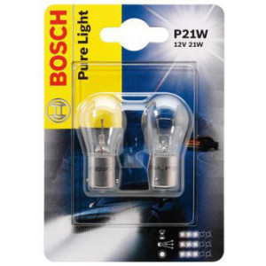 Set de 2 becuri P21W 12V 21W BA15s (BLISTER) BOSCH