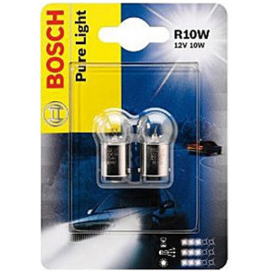 Set de 2 becuri R10W 12V 10W BA15s (BLISTER) BOSCH