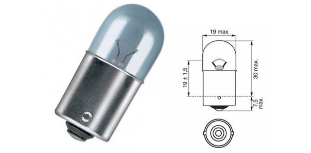 Bec R5W 12V 5W BA15s BOSCH