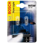 Set de 2 becuri W5W 12V 5W W2,1X9,5d (BLISTER) BOSCH