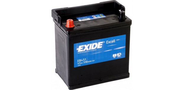 Acumulator EXIDE Excell 45Ah Borna Inversa