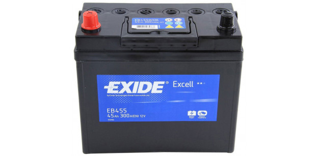 Acumulator EXIDE 45Ah  330 - borna inversa