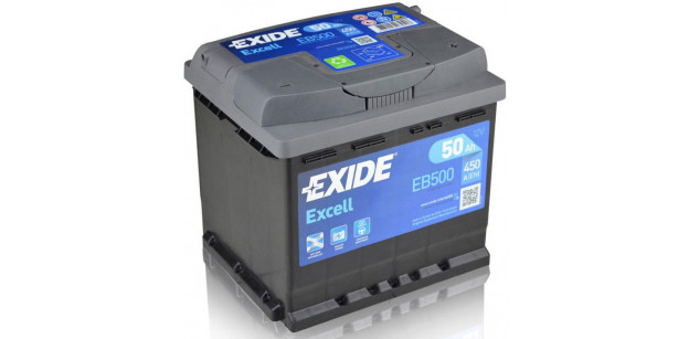 Acumulator EXIDE 50Ah 450A Borna Normala