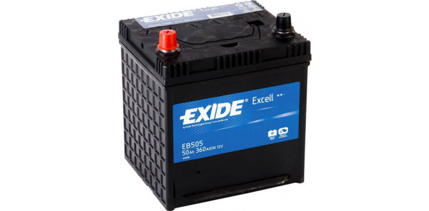 Acumulator EXIDE 50Ah 360A Borna Inversa