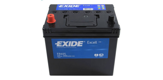 Acumulator EXIDE 60Ah - borna inversa