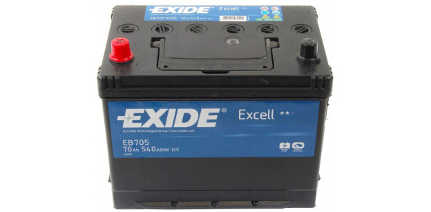 Acumulator EXIDE 70Ah 540 - borna inversa