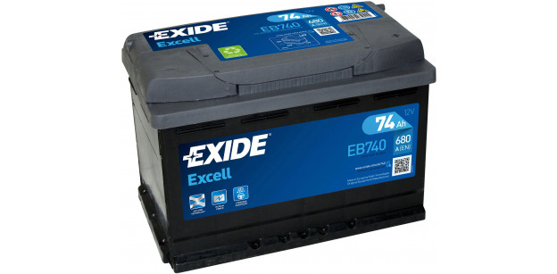 Acumulator EXIDE 74Ah Borna Normala