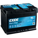 Acumulator EXIDE 70Ah 760