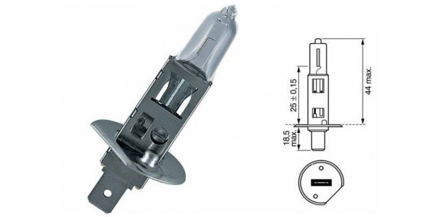 NARVA Bec H1 12V 55W P14,5s