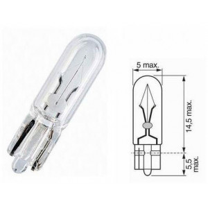 Bec W1,2W 12V 1,2W W2x4,6d NARVA