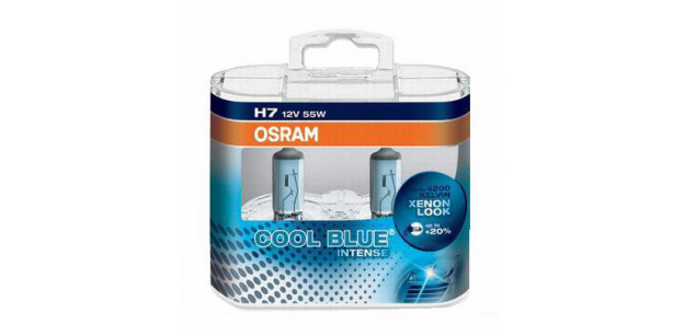 Set de 2 becuri H7 12V 55W PX26 COOL BLUE INTENSE OSRAM