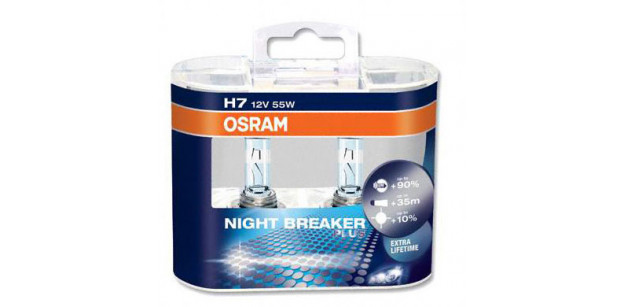 Set de 2 becuri H7 12V 55W PX26d NIGHT BREAKER UNLIMITED  OSRAM