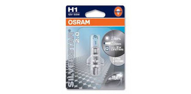 OSRAM Bec H1 12V 55W P14,5s SILVERSTAR (BLISTER)
