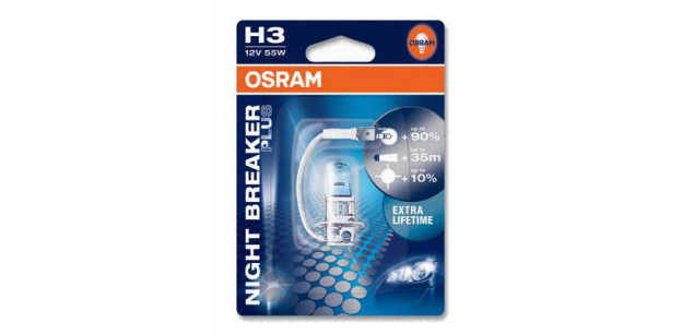 Osram Bec H3 12V 55W Pk22S Night Braker Unlimited (Blister)