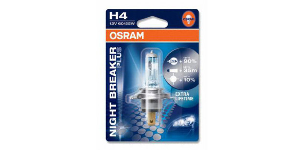 Bec H4 12V 60/55W P43T Night Breaker Unlimited (Blister) Osram