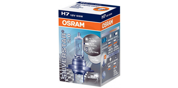 Bec H7 12V 55W PX26d SILVERSTAR OSRAM