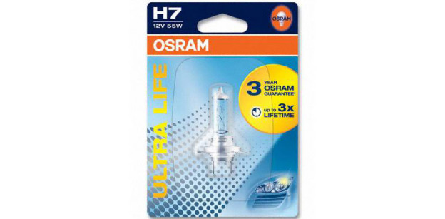 Bec H7 12V 55W PX26d ULTRA LIFE (BLISTER) OSRAM