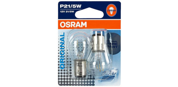 Set de 2 becuri P21/5W 12V BAY15d (BLISTER) OSRAM