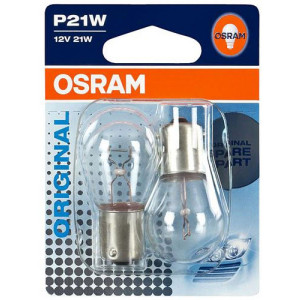 Set de 2 becuri P21W 12V 21W BA15s (BLISTER) OSRAM