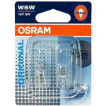 Set de 2 becuri W5W 12V 5W W2,1X9,5d (BLISTER) OSRAM