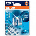 Set de 2 becuri W5W 12V HALOGEN COOL BLUE INTENSE (BLISTER) OSRA