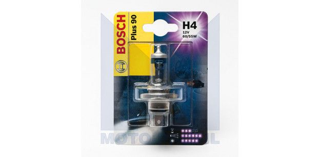 BOSCH Bec H4 12V 60/55W P43t PLUS 90 (BLISTER)