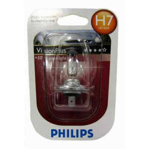 Bec H7 12V 55W PX26d VISION PLUS (BLISTER) PHILIPS