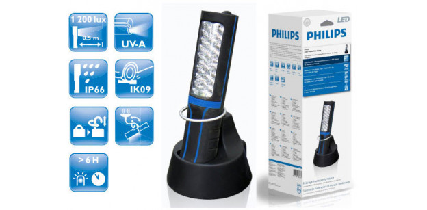 Lampa service LED cu acumulator si docking station PHILIPS