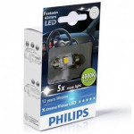 Bec cu LED SV8,5 12V 1W 11/43mm PHILIPS