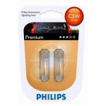 Set de 2 becuri SV8,5 12V 5W 11/35mm C5W (BLISTER) PHILIPS