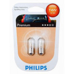 Set de 2 becuri T4W 12V 4W BA9s (BLISTER) PHILIPS