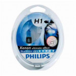 PHILIPS Set de 2 becuri H1 12V 55W P14,5s BLUE VISION ULTRA