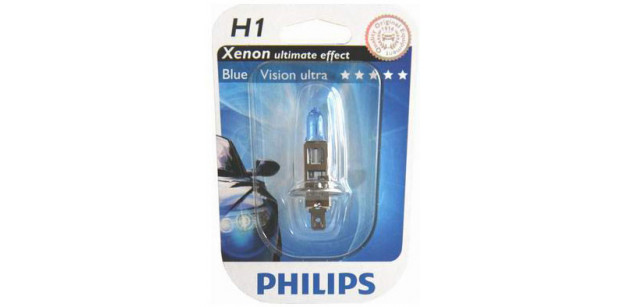 PHILIPS Bec H1 12V 55W P14,5s BLUE VISION ULTRA (BLISTER)