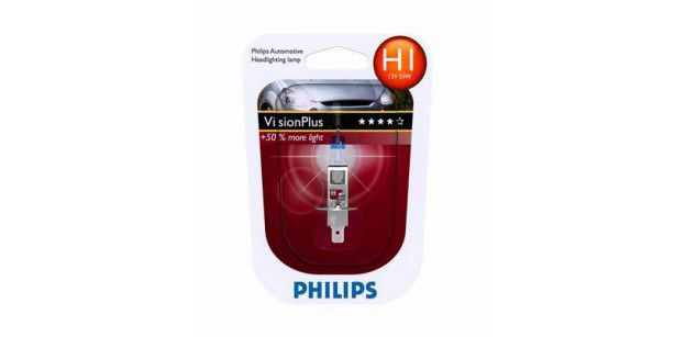 PHILIPS Bec H1 12V 55W P14,5s VISION PLUS (BLISTER)