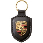 Breloc Piele Neagra Porsche