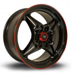 Janta Aliaj Rota Wheels AutoX R15 6.5J 4x100 ET40 BlackRLip