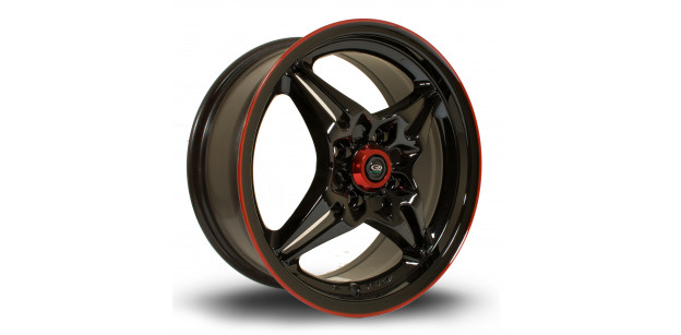 Janta Aliaj Rota Wheels AutoX R15 6.5J 4x100 ET40 BlackRLip