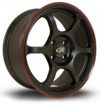 Janta Aliaj Rota Wheels Boost R16 7J 4x100 ET45 FBlackRLip