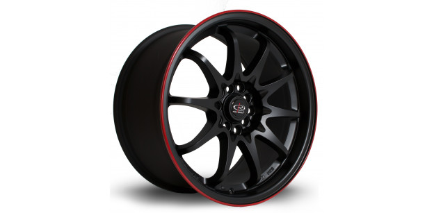 Janta Aliaj Rota Wheels Fight R17 9J 5100~5114 ET35 FBlackRLip