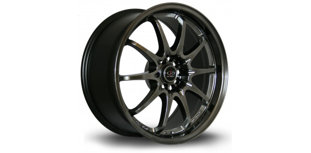 Janta Aliaj Rota Wheels Fight R18 8.5J 5x100~5x114.3 ET30 HBlack