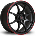 Janta Aliaj Rota Wheels Fight8 R16 7J 4x100~4x114 ET40 FBlackRLip